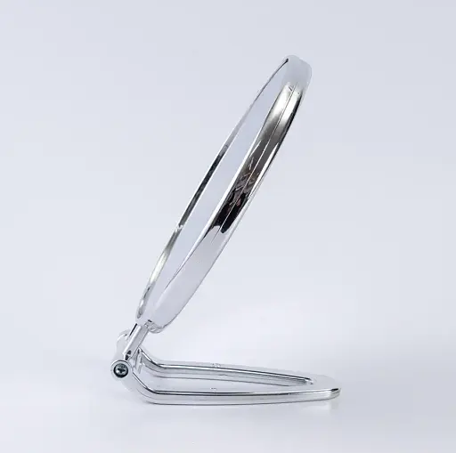 Дзеркало косметичне Salon Professional настільне 6 дюймів для щоденного макіяжу сріблясте - фото 2