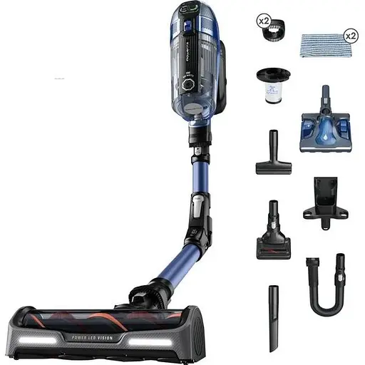 Пылесос Rowenta Xforce Flex 14.60 Aqua беспроводной черно-синий (RH99C0WO) - фото 2