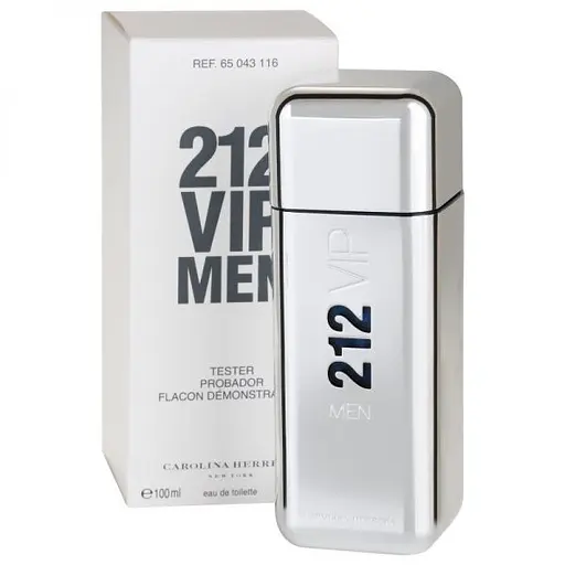 Оригинал Carolina Herrera 212 VIP Men 100 мл ТЕСТЕР туалетная вода - фото 1