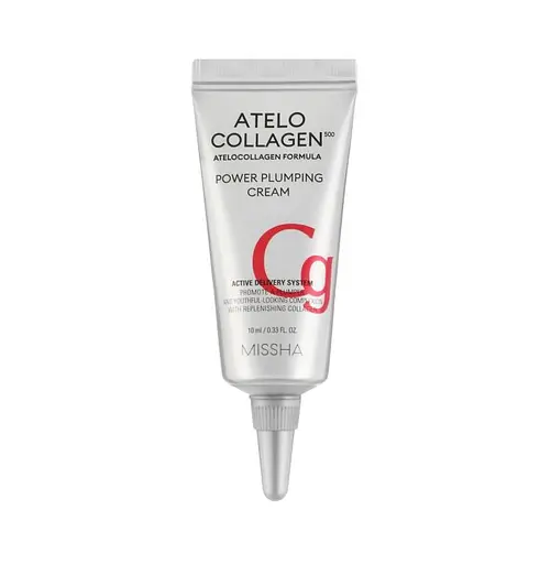 Крем для упругости кожи с коллагеном Atelo Collagen 500 Power Plumping Cream Missha 10 мл - фото 1