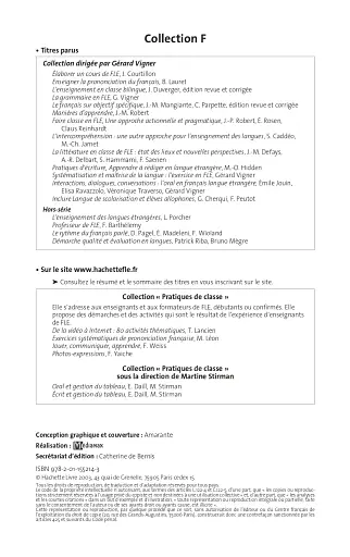 Collection F. Elaborer un cours de FLE) - фото 2