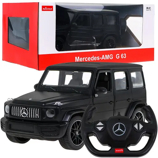 Машинка Mercedes-AMG G63 чорний RASTAR модель 1:14 Автомобіль на дистанційному керуванні + пульт 2,4 ГГц