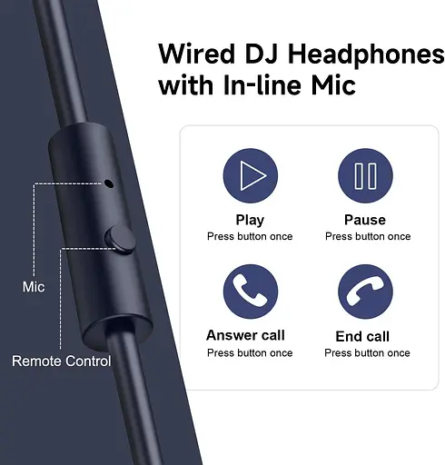 Гарнітура OneOdio Pro 10, 3,5мм/6,35мм, Deep Blue - фото 3