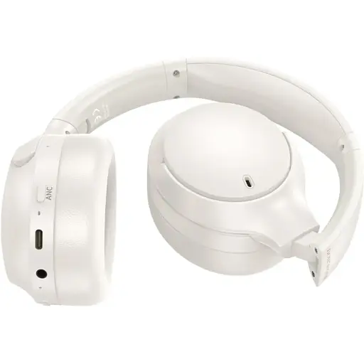 Бездротові навушники Borofone BO31 Prestige active noise Reduction BT headphones Milky white - фото 3