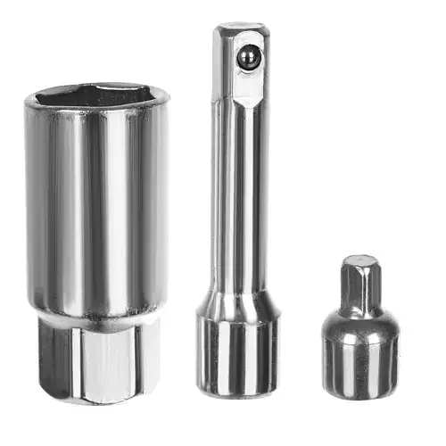 Набір торцевих ключів Bigstreen 19168, 40 предметів, хромована сталь, у кейсі - фото 5