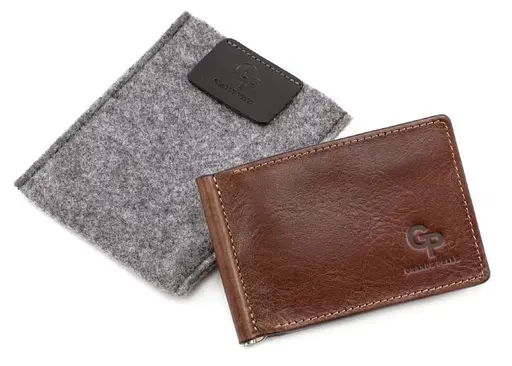 Чоловічий шкіряний гаманець Grande Pelle acs0029493 - фото 5
