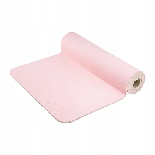Коврик (мат) спортивный 4FIZJO TPE 180 x 60 x 0.6 см для йоги и фитнеса Pink/Grey (P-5907739317063) - фото 5