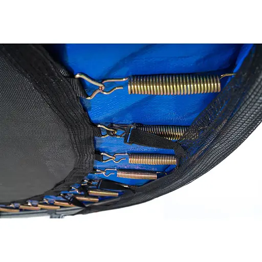 Батут Hop-Sport 8ft (244см) чорно-синій з зовнішньою сіткою - фото 3