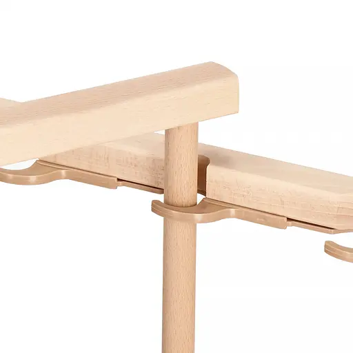 Шезлонг Springos деревянный для пляжа, террасы и сада DC0003 RED - фото 5