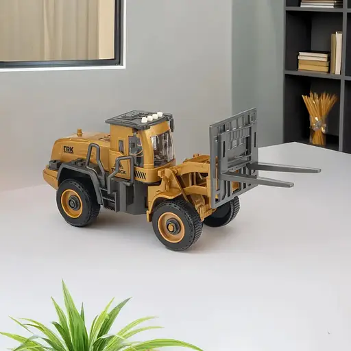 Машинка-конструктор Otamanko Автоконструктор Погрузчик вилочный/с грейфером для древесины 2 в 1 - фото 7