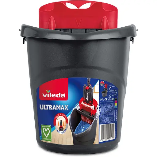 Уценка. Ведро для уборки Vileda Ultramax с отжимом 10 л (4023103201415) - фото 2
