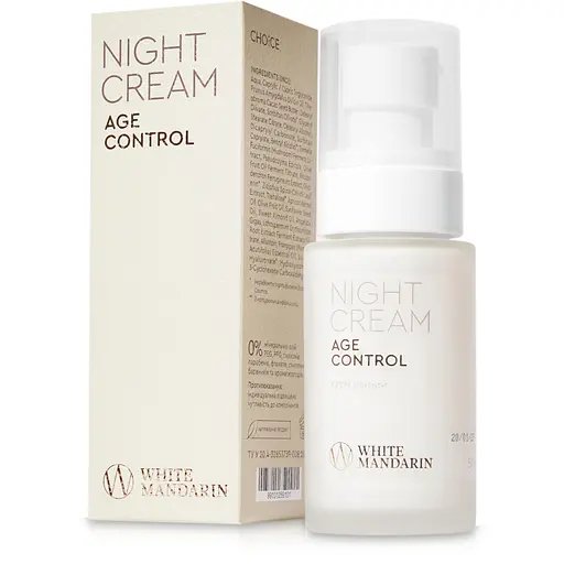 Омолаживающий ночной крем для лица Age control White Mandarin 50 мл - фото 1