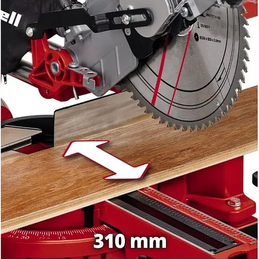 Пила торцювальна Einhell TC-SM 2531/2 U з протяжкою 1900 Вт (4300805) - фото 6