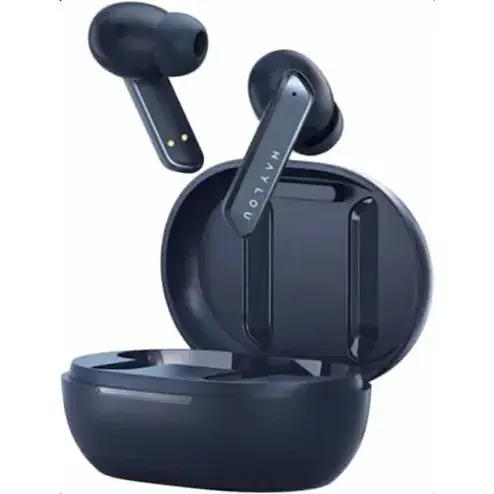 Наушники TWS Haylou W1 dark blue RU - фото 5