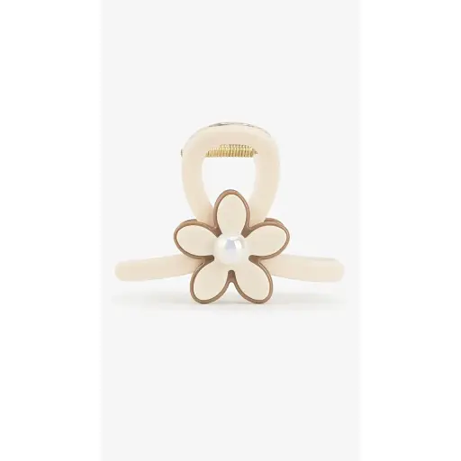 Заколка-краб женская Polin T5-3 Молочный - фото 1