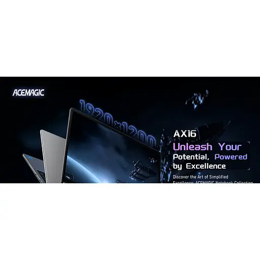 Ноутбук ACEMAGIC 16-inch, процесором Intel Alder Lake-N97, 16GB RAM 512GB SSD, Intel UHD графікою, Wi-Fi, BT5.0, Windows 11 Pro - фото 9