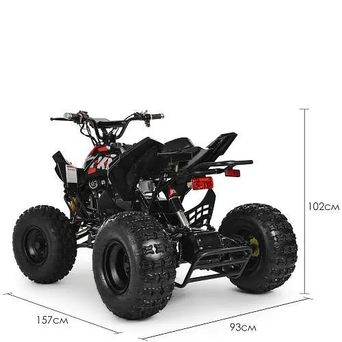Электромобиль детский Квадроцикл HB-EATV1500Q2-2(MP3) мотор-дифференциал 1500W 12V 20AH музыка SD черный - фото 4