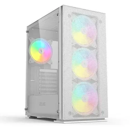 Корпус 2E Gaming Virtus Neo Tempered Glass білий, без БЖ, Mid Tower, для ATX / Micro ATX / Mini ITX, 1xUSB 2.0, 2xUSB 3.0, 1x120 - фото 1