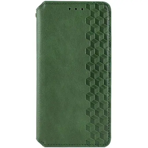 Кожаный чехол-книжка Getman Cubic (PU) для Samsung Galaxy A16 4G/5G Зеленый