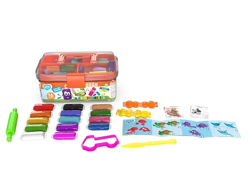 Набір для творчості із тістом "16 colors Box" ТМ Lovin 41186 у пластиковому боксі