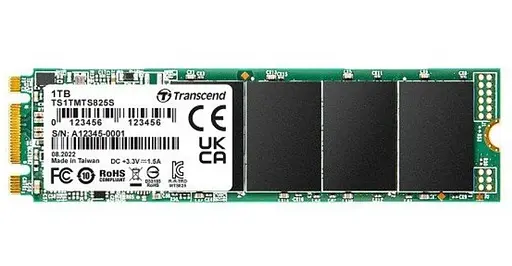 Твердотельный накопитель M.2 1 ТБ, Transcend 825S, SATA3, 3D TLC, 550/500 МБ/с (TS1TMTS825S) - фото 1