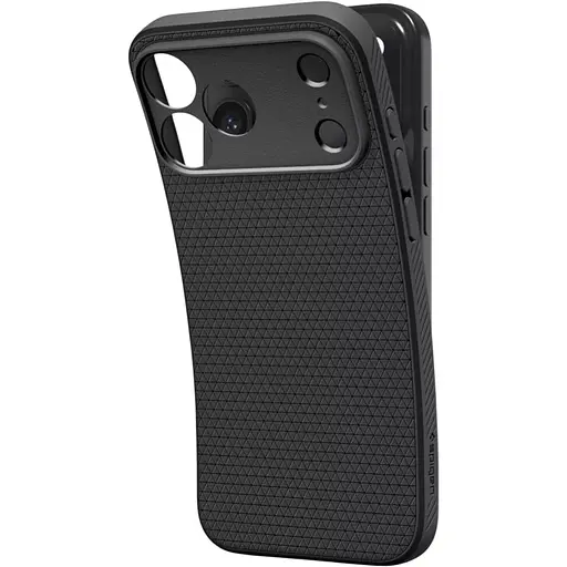 Чохол Spigen Liquid Air Case для Apple iPhone 17 Pro Max Matte Black ACS10265 (149381) - фото 5