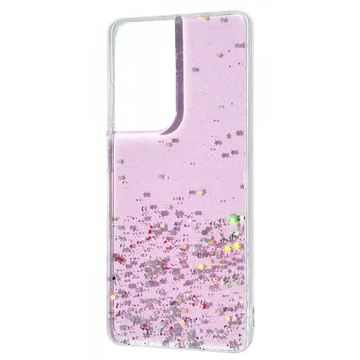Чохол WAVE Confetti Case (TPU) Samsung Galaxy S21 Ultra pink