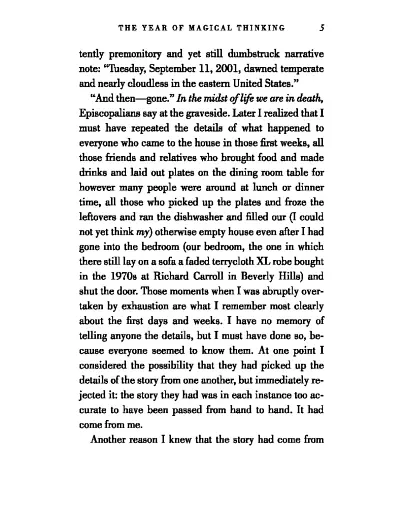 The Year of Magical Thinking - фото 4
