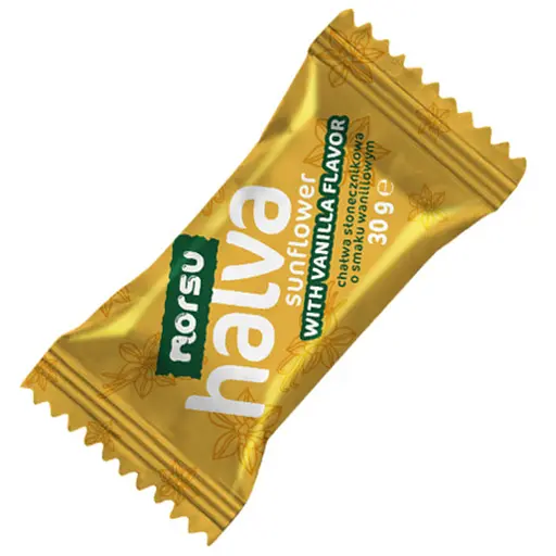 Халва подсолнечная Norsu с ароматом ванили 30 г х 50 шт.