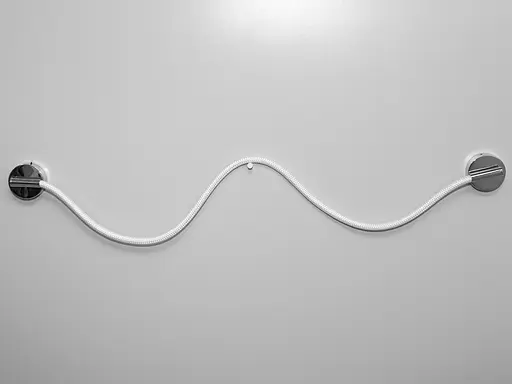 Сучасний світлодіодний світильник шланг, потужністю 18W, кольору-хрому - фото 1