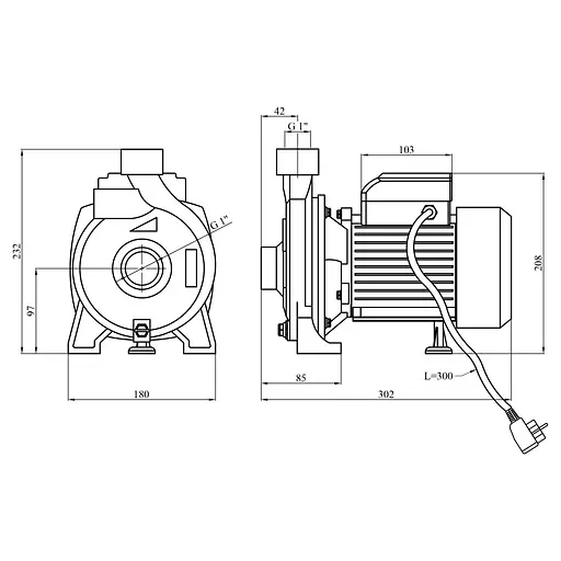 Насос поверхневий відцентровий Agua CPM 158 (CV035083) - фото 5