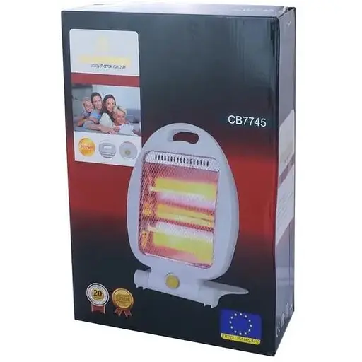 Обогреватель кварцевый Crownberg CB-7745 портативный электрический конвектор - фото 4