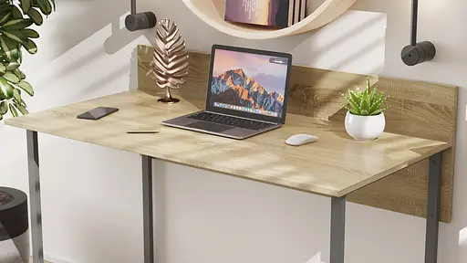 Комп'ютерний стіл Ferrum-decor Скай 75x120x70 сірий ДСП Дуб Сонома 16мм (FRD-101572) - фото 5