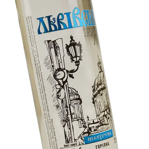 Водка Львівська Благородная 40% 0.375 л - фото 5