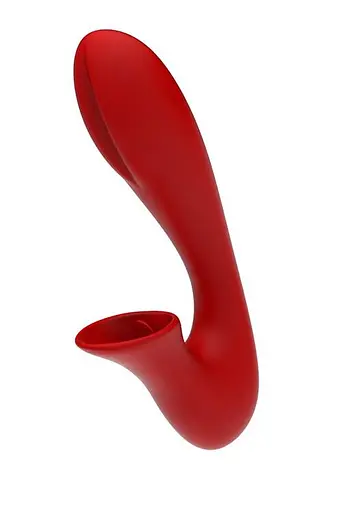 Вібромасажер Dreamtoys Revolution Iris 20 см червоний - фото 6