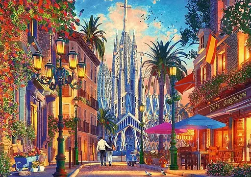 Пазл Барселона. Іспанія - 1000 елементів Trefl 10793 - фото 2