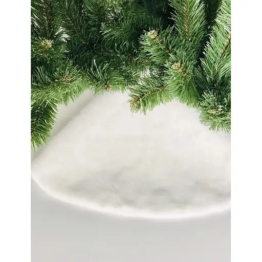 Килимок-спідниця під ялинку Hvoya 70 см білий - фото 3
