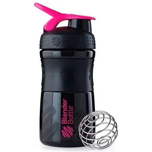 Шейкер BlenderBottle SportMixer 590 мл, Black Pink
