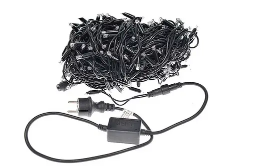 Гирлянда Leds Flash с искрой 100 led Warm White - фото 3