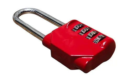 Замок JGG Jain 4 цифра RED Long Hook Padlock/Combination Lock (RED) - фото 3