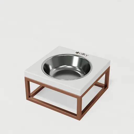 Hollky Base Solo S — миска на підставці для котів і маленьких собак (1 × 0,45 л) - фото 2