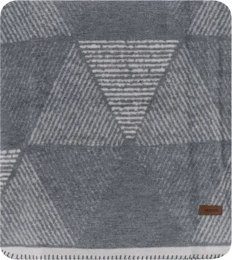 Плед Ardesto Leonardo Геометрія 200х220 см сірий (ART0415LT) - фото 4