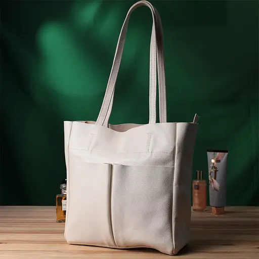 Сумка-шоппер Shvigel из натуральной кожи 29х30х12 см sum0027040 - фото 10