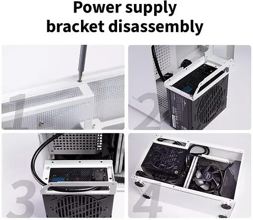 Корпус PcCooler I100W PRO MESH білий (I100W PRO MESH) Без БП - фото 7
