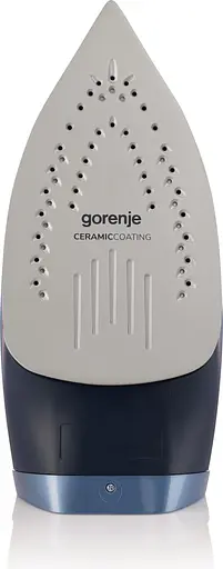 Gorenje Утюг, 3250Вт, 420мл, паровой удар-250гр, верт. отпаривание, антинакипь, автоотключение, керам. подошва, черно-синий - фото 6