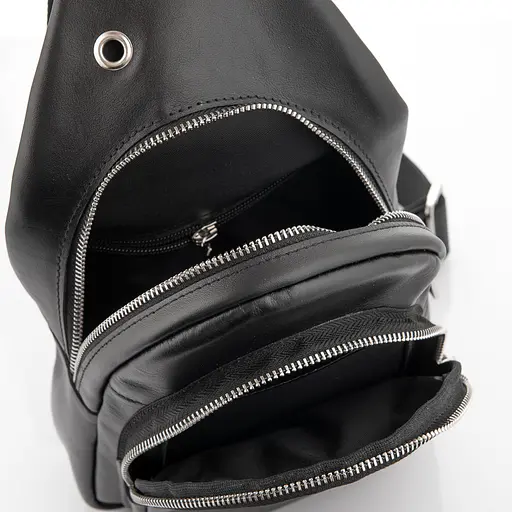 Чоловіча шкіряна сумка через плече Newery sum0026706 - фото 7