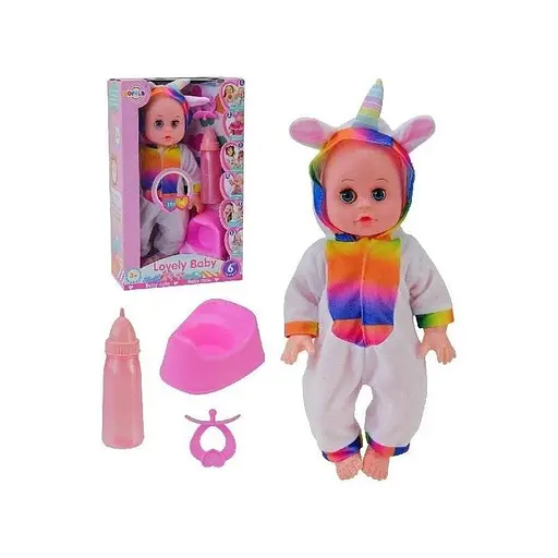 Пупс функциональный, с аксессуарами, музыкальный