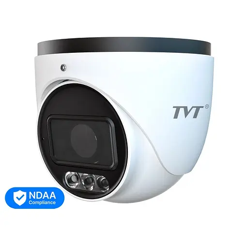 IP-видеокамера 4Mp TVT TD-9545S4-C(D/AZ/PE/AW3) White f=2.8-12mm, ИК+LED-подсветка, с микрофоном (77-00372)