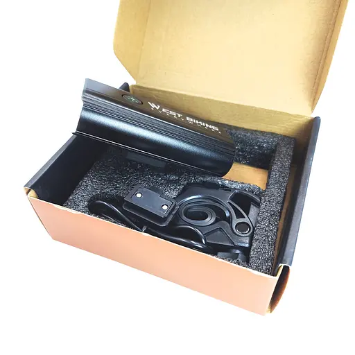 Велосипедная передняя фара West Biking YP0701417 1500 Lm 6 Led черный (G0001993) - фото 7