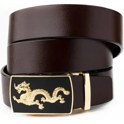 Ремінь шкіряний Vintage чоловічий 115х3,4 см acs0014860 - фото 1